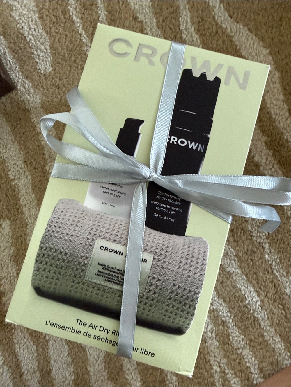 Crown affair the hair dry ritual Gift Set $155